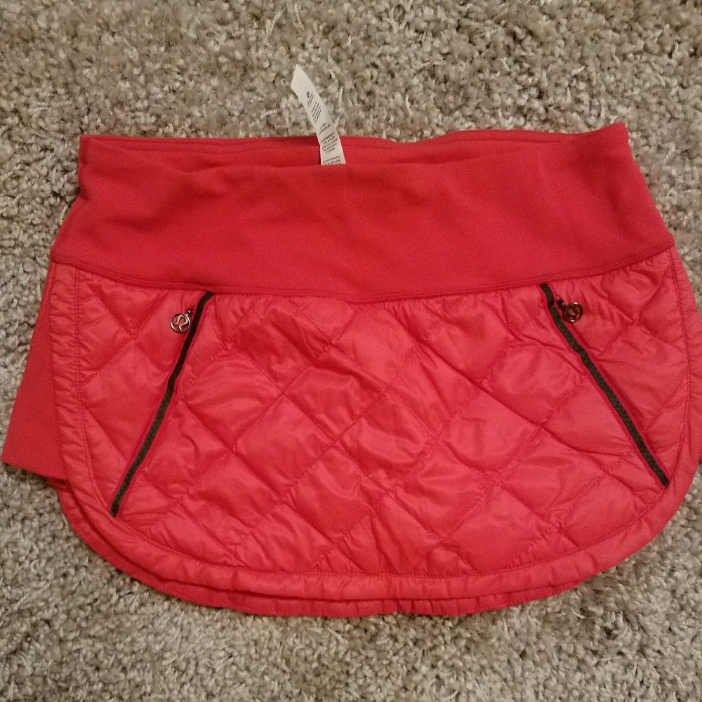 lululemon what the fluff run skirt. like new